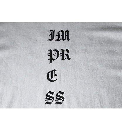 "Im pr e ss" Design Tee (White)