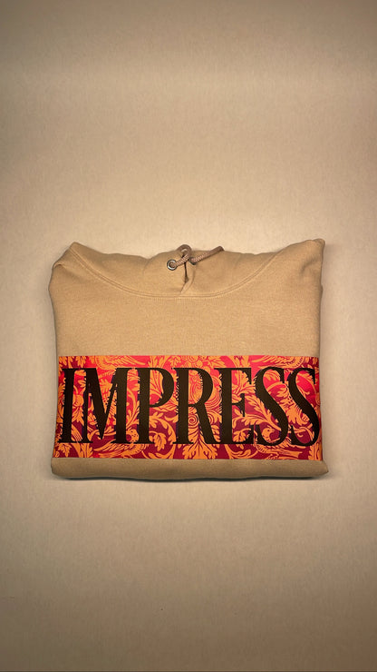 "Impress Vines" Design Hoodie (Tan)