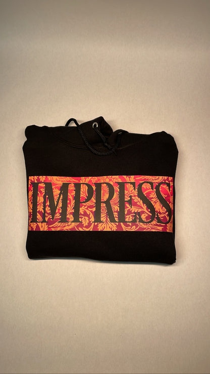 "Impress Vines" Design Hoodie (Black)